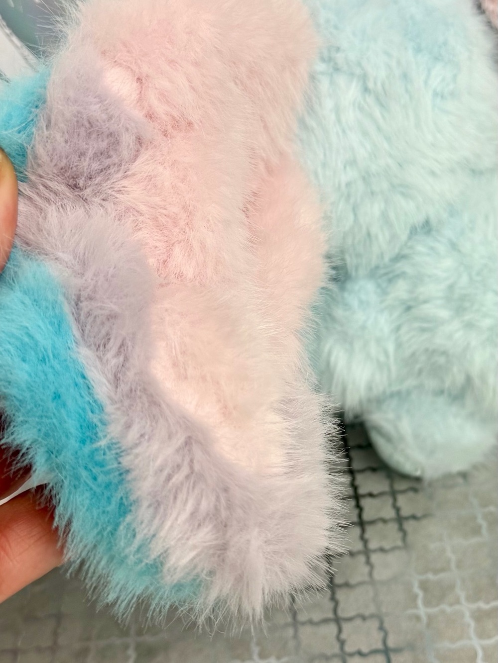 Nommi Solace 🩵 Fantasy World Blue Pink Bunny Butterfly Bag Charm Keychain Plush - Picture 9 of 12